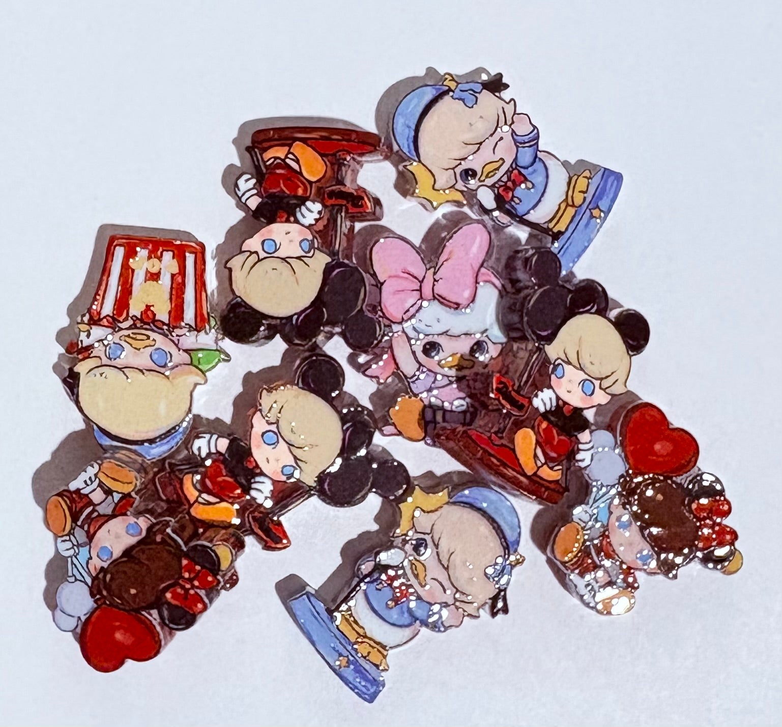 Little boy Acrylic Focal Beads - 6 pc mix