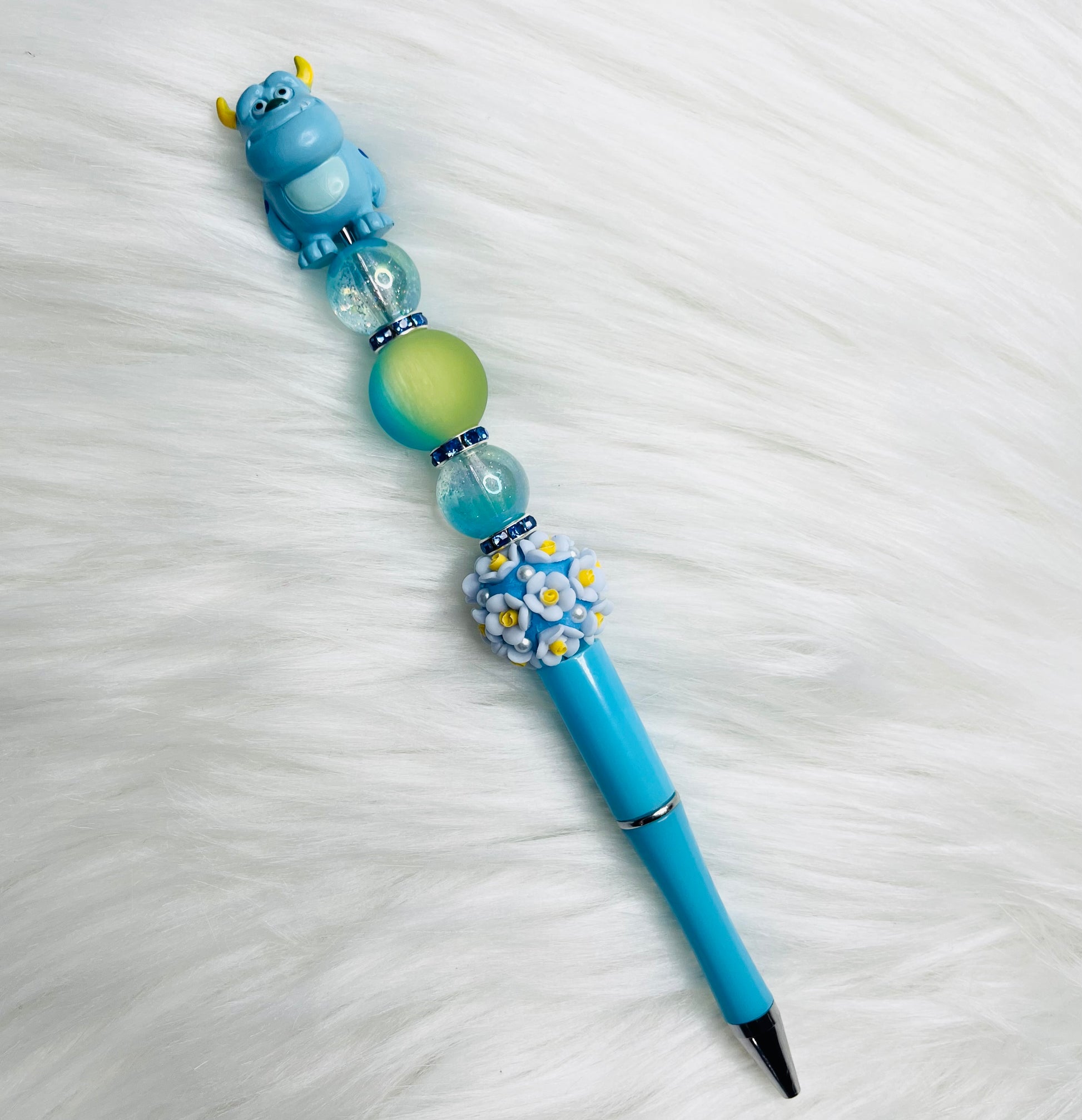 Mike & Sully Beaded Pen | Cute Beaded Character Pens | Bestie Gift Set | Buy One or Bundle Both!