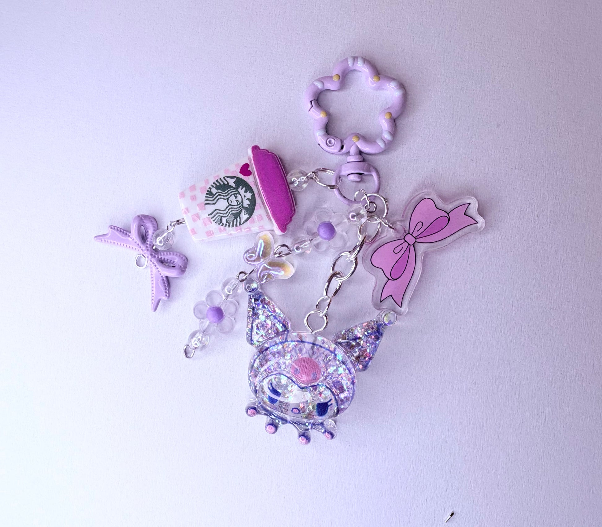 Mischievous Late Dangle Keychain/Bag Charm