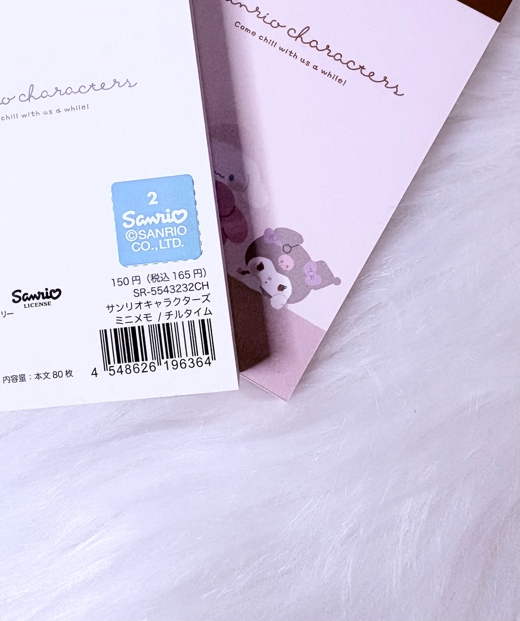 Licensed Sanrio/Disney Memopads