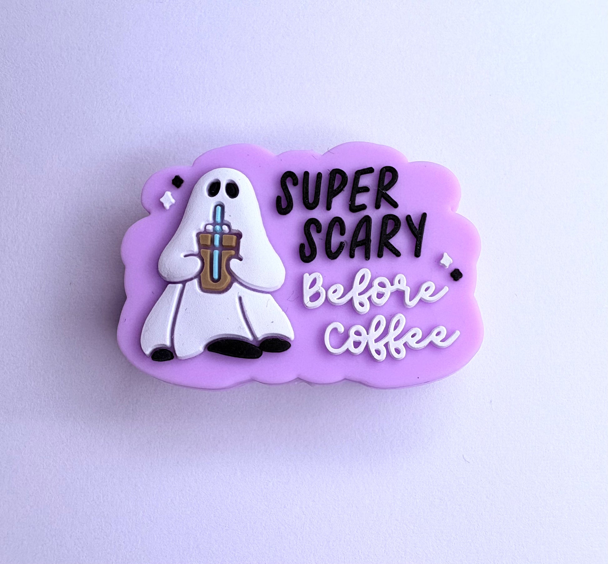Super scary before coffee Focal Bead
