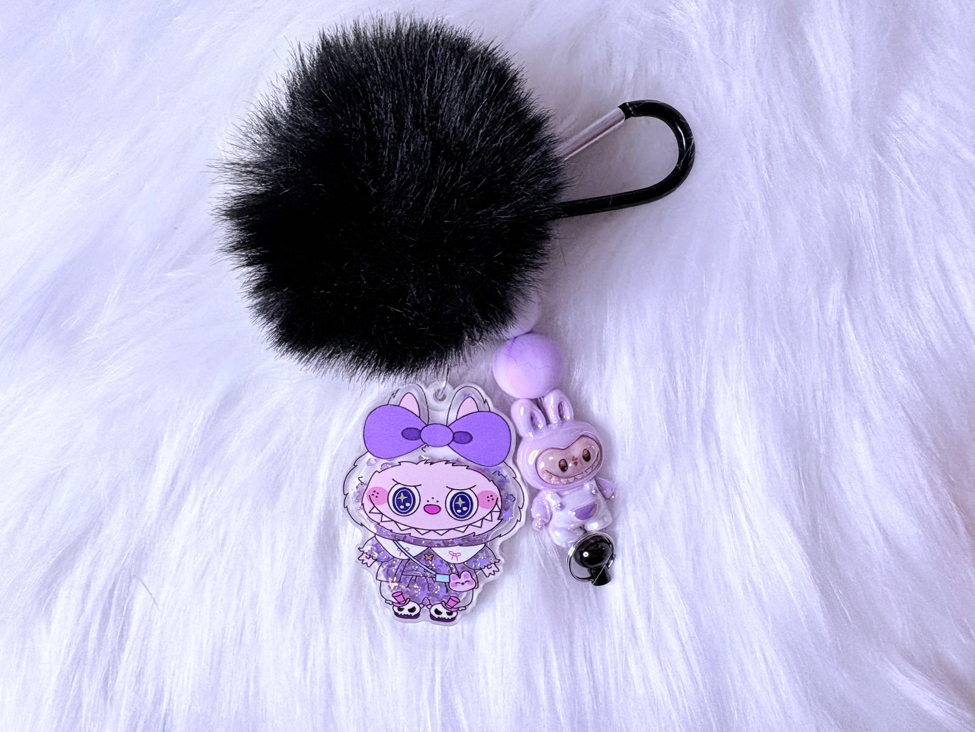 Cute PomPom Shaker Keychains