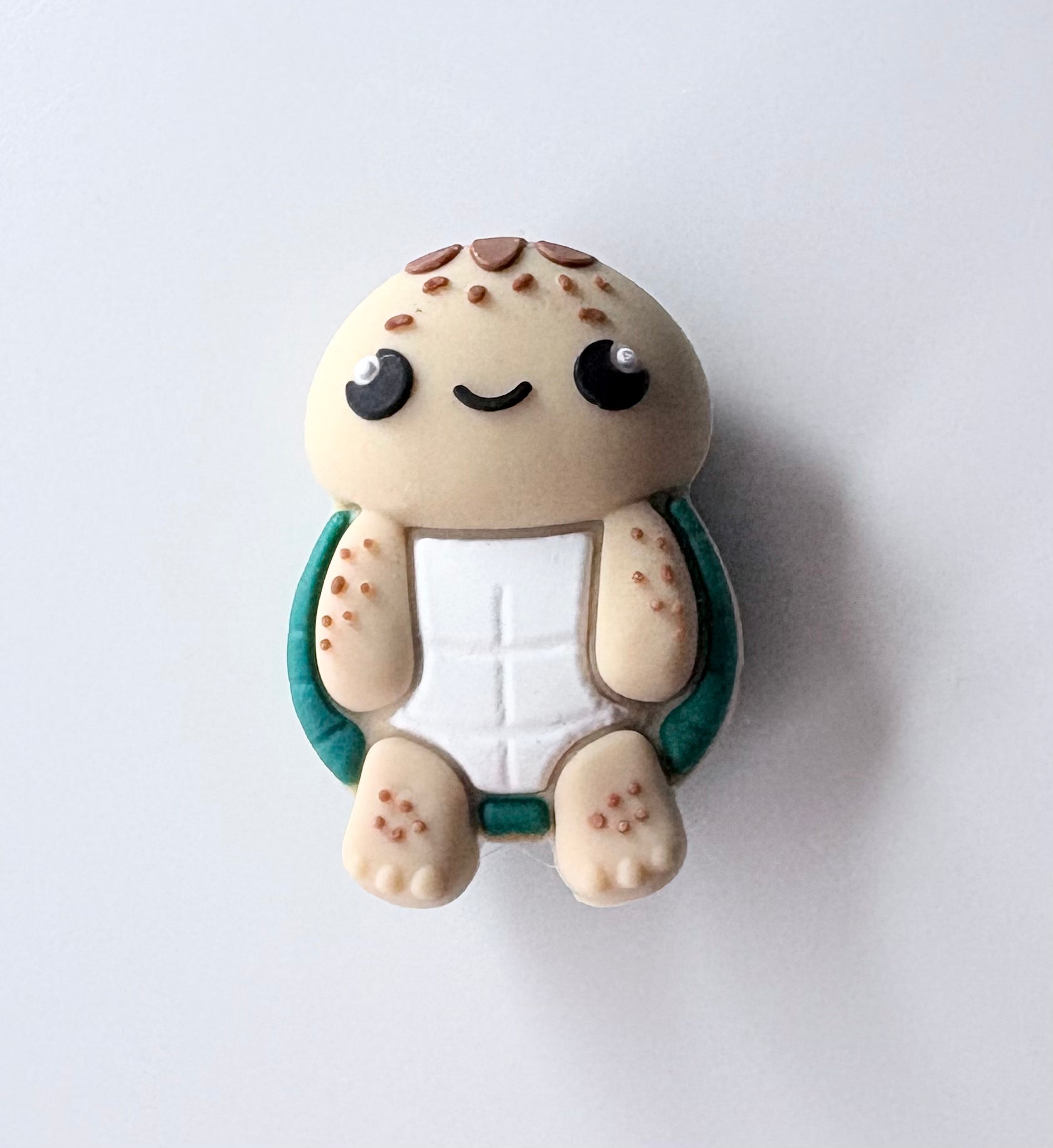 3D turtle Silicone Focal Bead