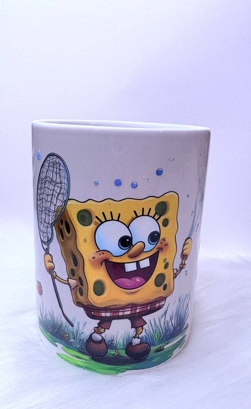 15oz Coffee Mug - White SpongeBob