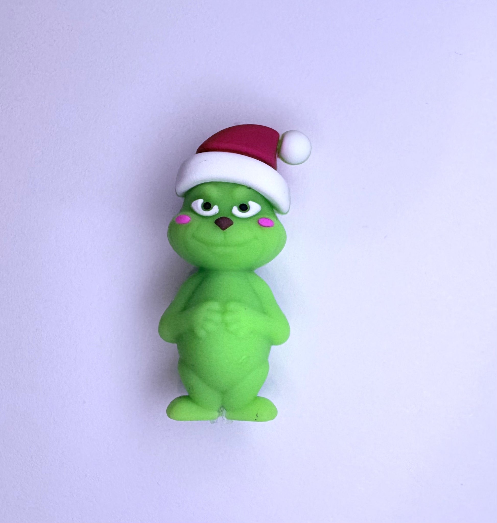 3D Holiday Grinch Focal Bead