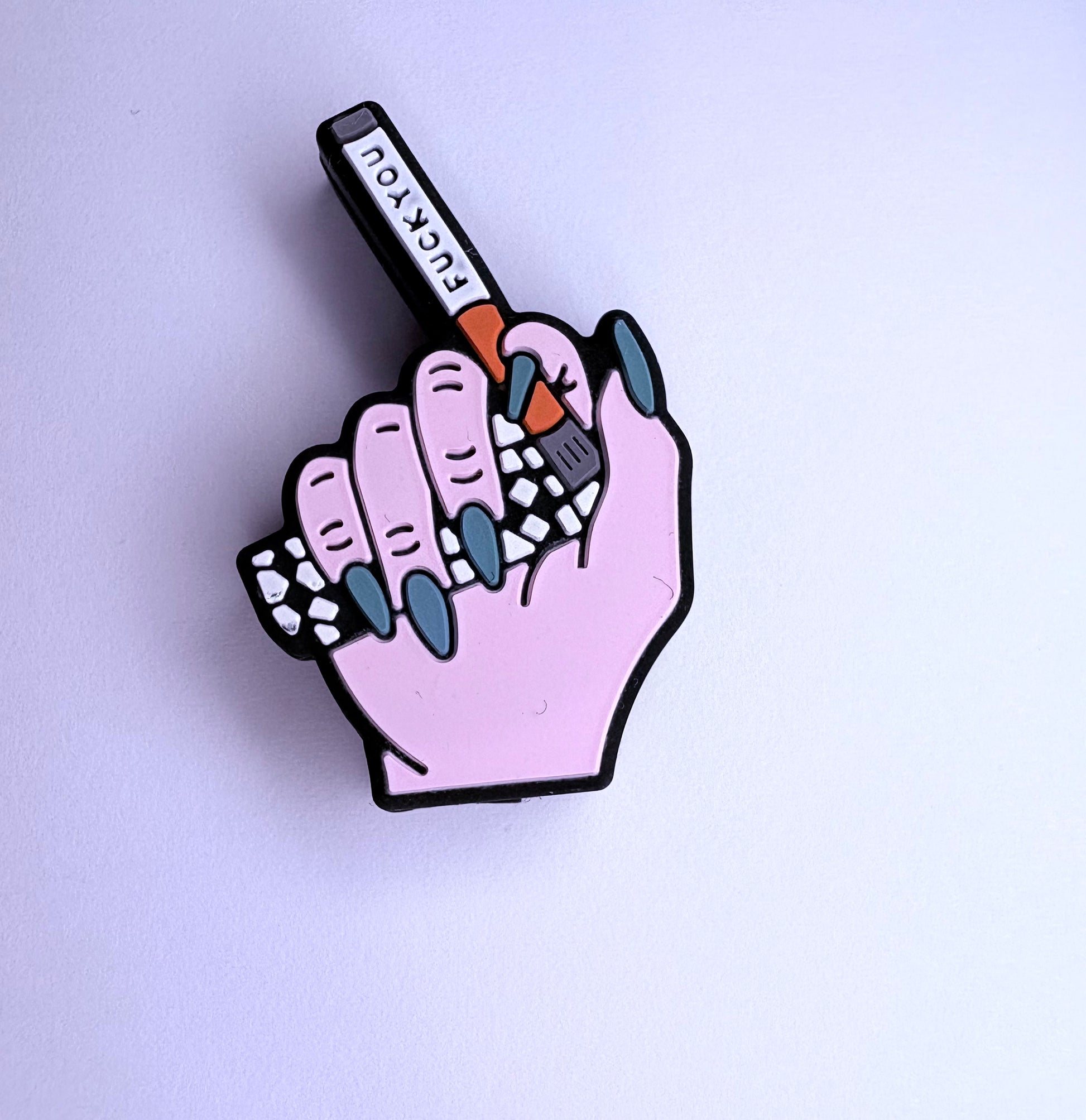 Smoking Hand F U Focal Bead