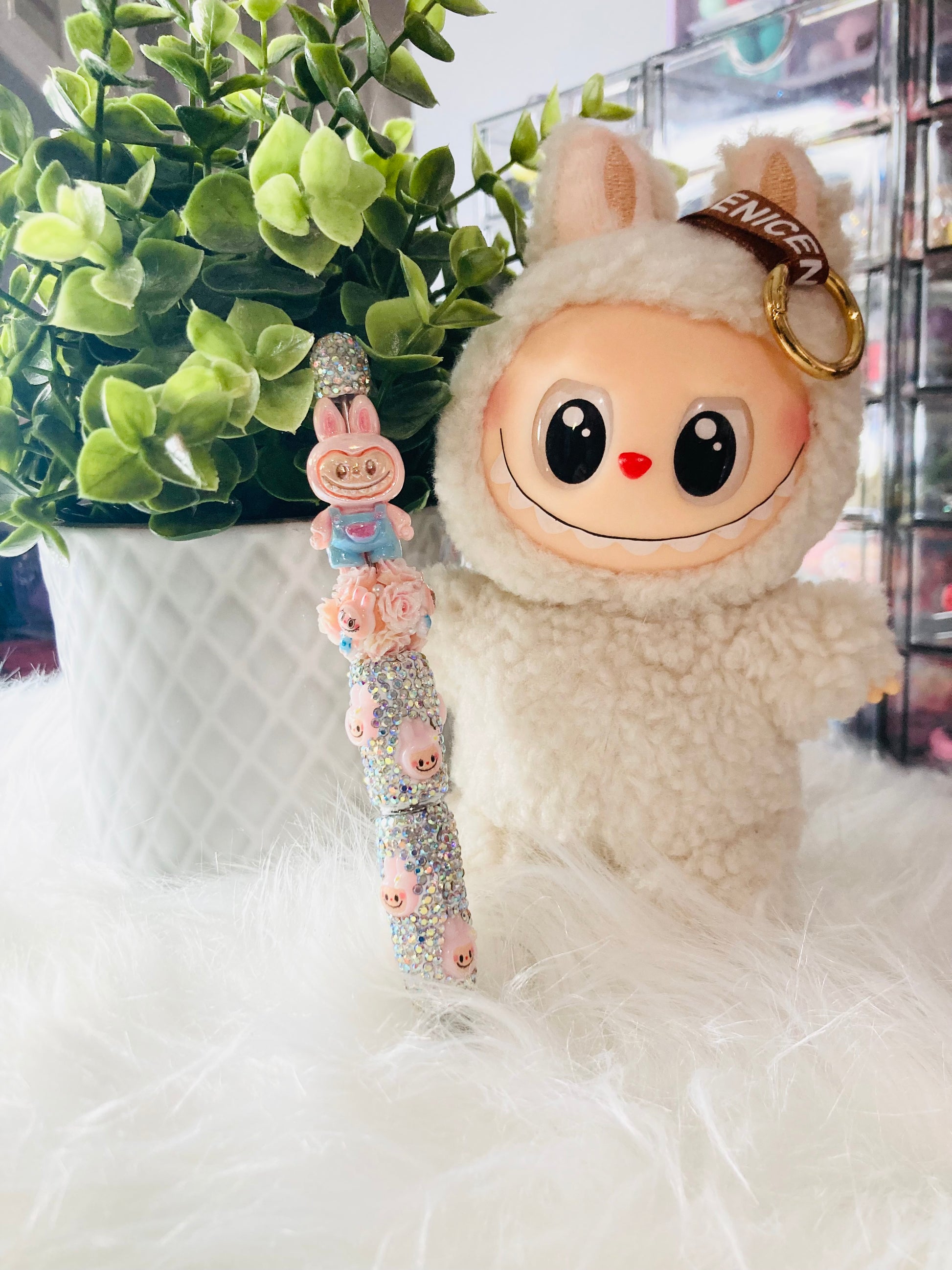 Cute Monster Bundle - Bling Pen & Plushie