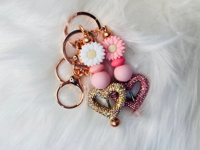 Handmade Beaded Keychains - Cute, aesthetic accessories for bags, keys and gifts